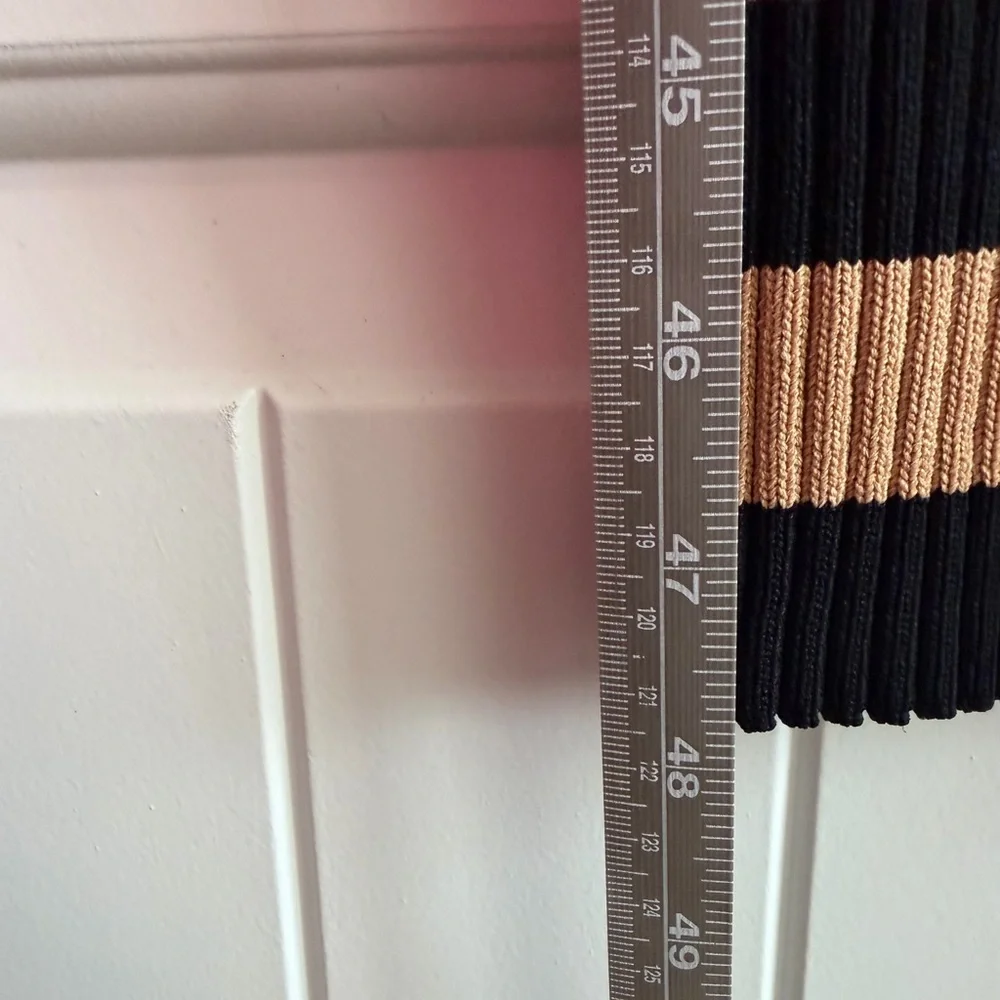 New York & Co.- Gabrielle Union collection - Elegant Striped Long Sleeve Dress - Picture 15 of 15